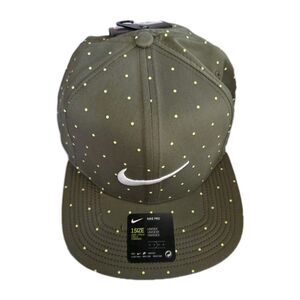 Nike New Aerobill Pro Dot Grey With Dots Snapback Hat/Cap